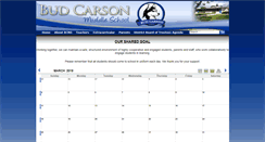 Desktop Screenshot of budcarsonmiddle.org
