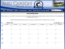 Tablet Screenshot of budcarsonmiddle.org